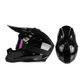 Casque de moto tout-terrain.